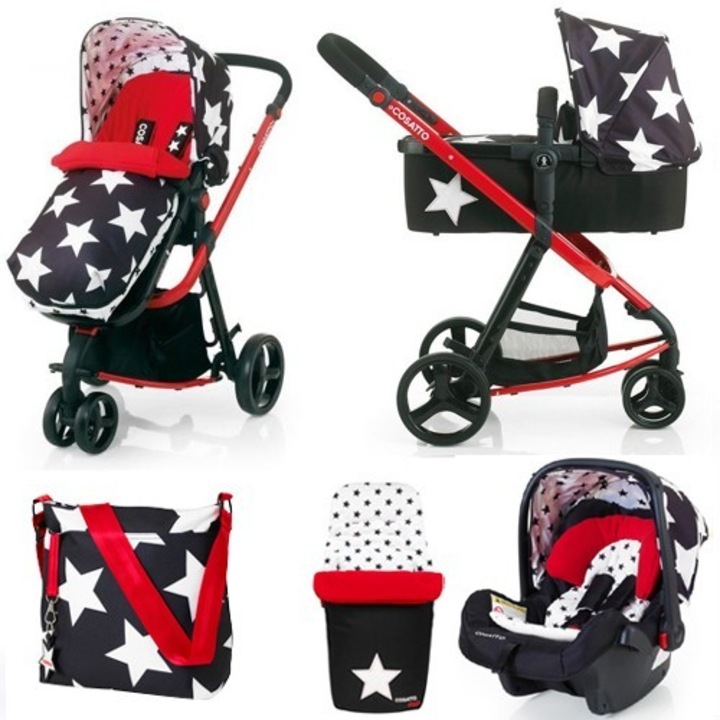Carucior sistem Cosatto 3 in 1 Giggle All Star 2014