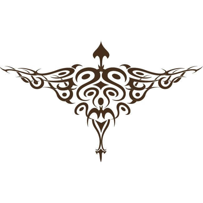 Tribalul elegantei - Sticker Decorativ - Choco - 90 x 150 cm