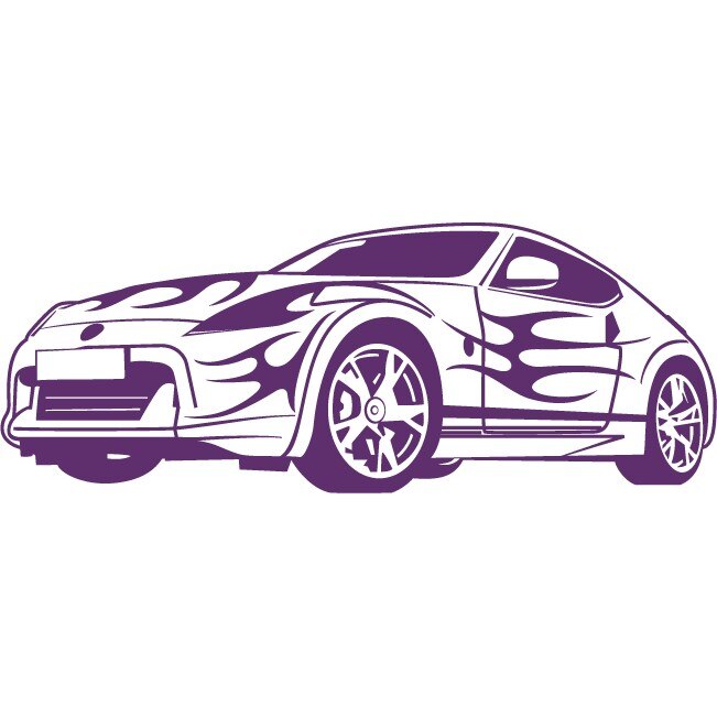 Nissan 350z - Sticker Decorativ - Indigo - 57 x 150 cm