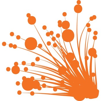 Iarba cu buline - Sticker Decorativ - Portocaliu - 110 x 115 cm Iarba cu buline - Sticker Decorativ - Portocaliu - 110 x 115 cm