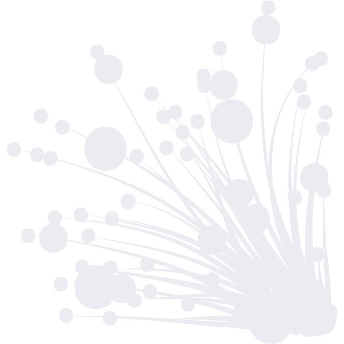 Iarba cu buline - Sticker Decorativ - Alb polar - 83 x 86 cm