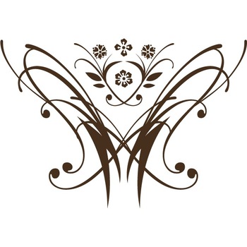 Florile moderne - Sticker Decorativ - Choco - 145 x 100 cm Florile moderne - Sticker Decorativ - Choco - 145 x 100 cm