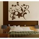 Planta artificiala - Sticker Decorativ - Portocaliu - 110 x 122 cm