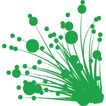 Iarba cu buline - Sticker Decorativ - Verde - 110 x 115 cm Iarba cu buline - Sticker Decorativ - Verde - 110 x 115 cm