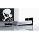 Femeia abstracta - Sticker Decorativ - Negru - 110 x 132 cm