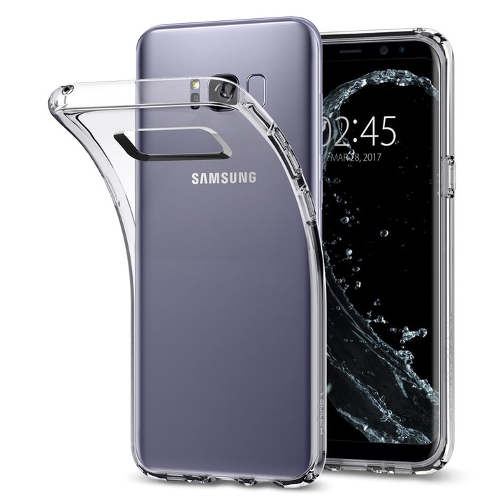 Spigen Liquid Crystal, átlátszó – Samsung Galaxy S8+ tok