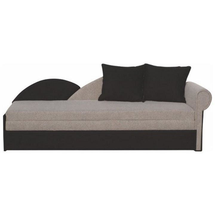 Diane kanapé ágy ágyneműtartóval jobbos v. balos Fekete- szürke