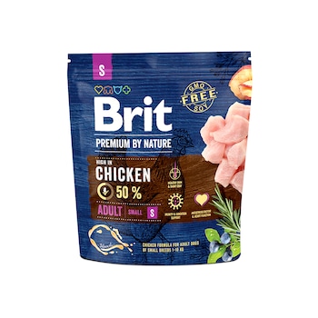 Hrana uscata pentru caini Brit Premium, Adult S, 1 Kg Hrana uscata pentru caini Brit Premium, Adult S, 1 Kg