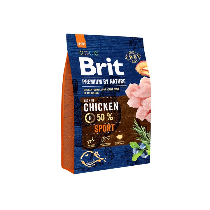 Суха храна за кучета Brit Premium (нова подобрена формула), Sport, 3 кг