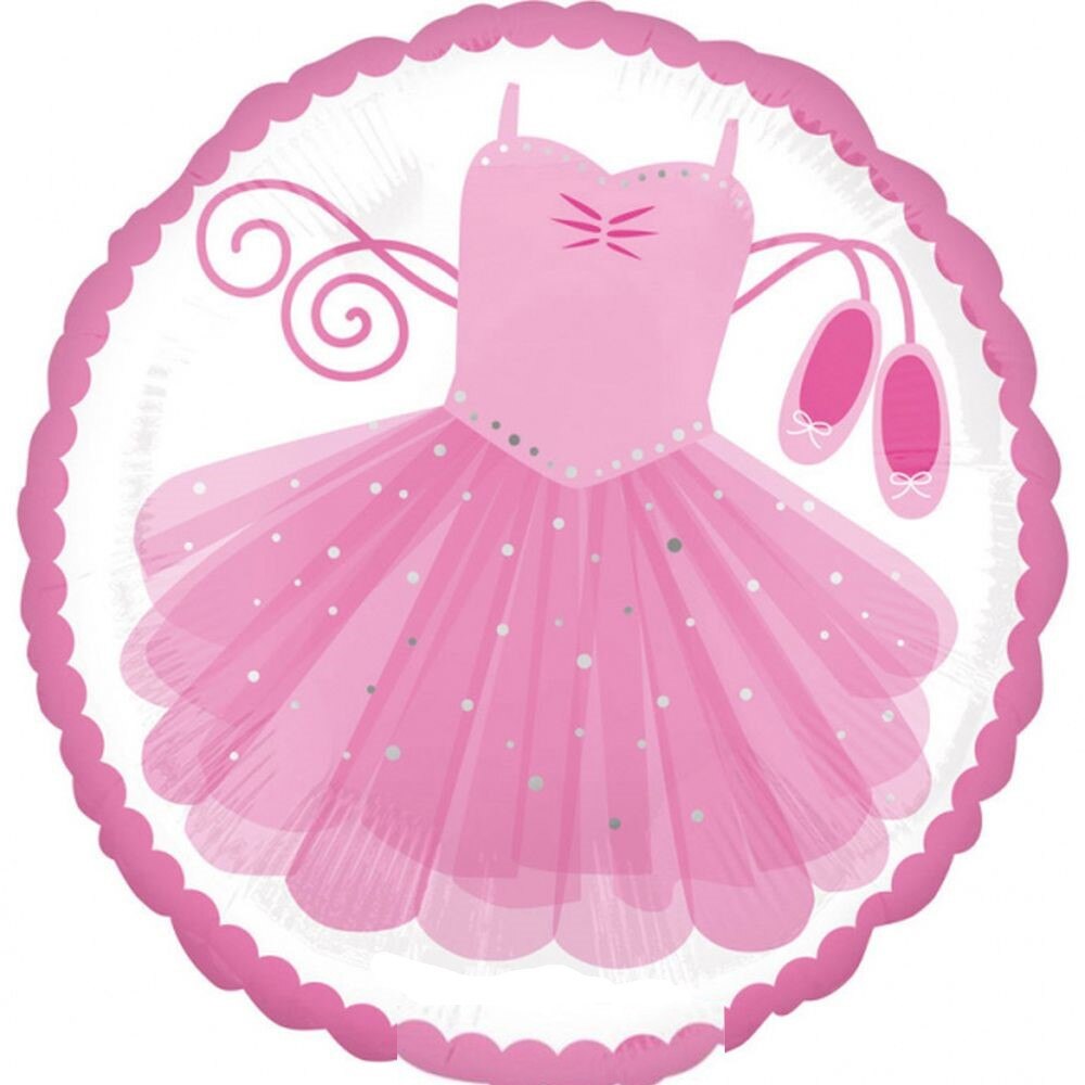 Balon Folie 45 cm - Ballerina Tutu, Amscan 35142