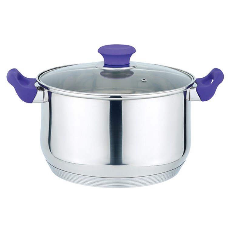 Oala MUHLER MR-4676, 26x14 cm, Inox, Mov