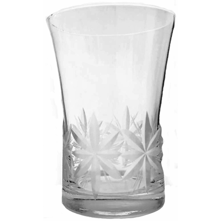 Чаша SmartDecor 6219, Кристал, 300 ml, Ръчно гравирана