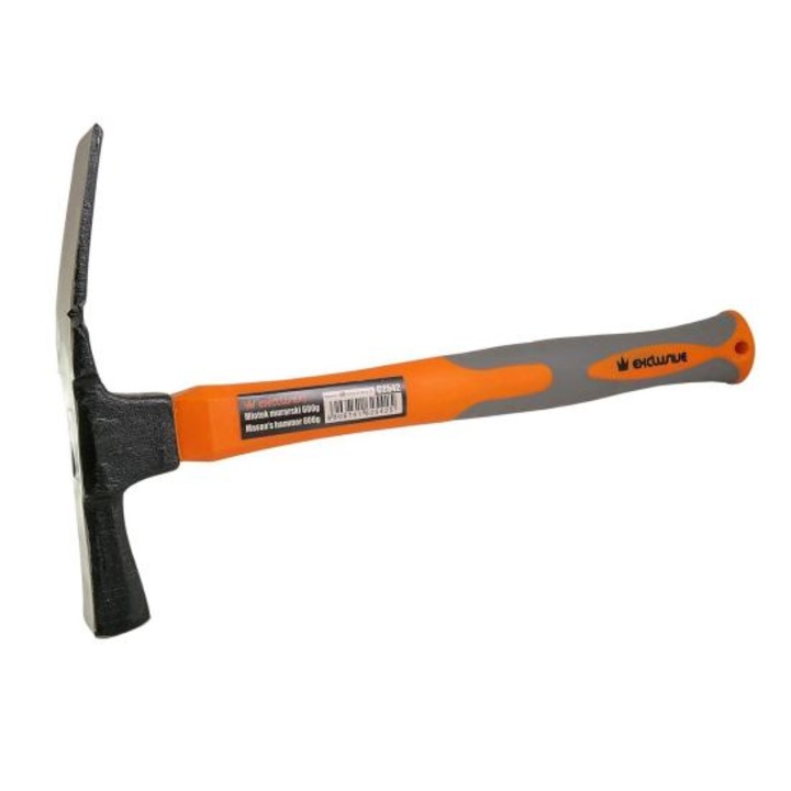 RICHMANN EXCLUSIVE kőműves kalapács, ergonomikus, üvegszálas nyél, 600 g