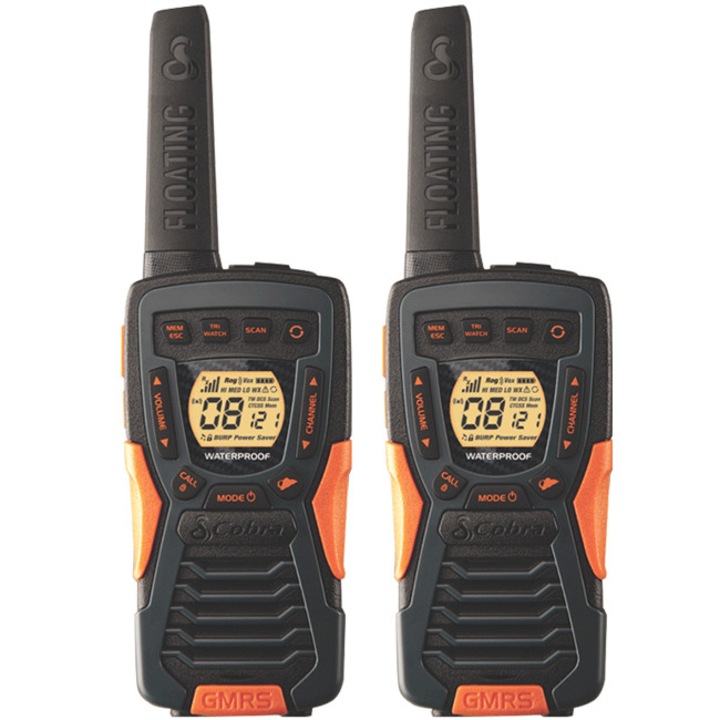 Set 2 statii walkie-talkie Raza de actiune pana la 12 km Rezistente la apa, plutitoare Comunicare tip „maini libere” Lanterna incorporata...AM1035 FLT