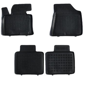 Set 4 covorase interior din cauciuc stil tavita MAGSTAR LUX dedicate, compatibile cu Hyunday i40 2011-, Negru Set 4 covorase interior din cauciuc stil tavita MAGSTAR LUX dedicate, compatibile cu Hyunday i40 2011-, Negru