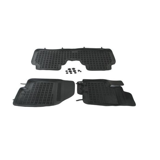 Set 4 covorase interior din cauciuc stil tavita MAGSTAR LUX dedicate, compatibile cu Hyunday IX20 2010-, Negru