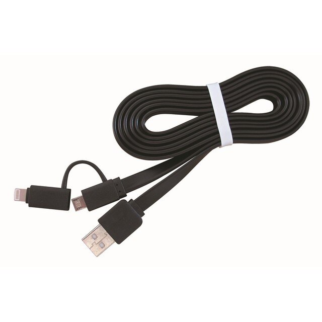 Cablu de date micro USB lightning, Gembird, Negru