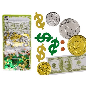 Confeti multicolore in forma bani - 3 sortimente/set, ca. 28 g, Radar 181043 Confeti multicolore in forma bani - 3 sortimente/set, ca. 28 g, Radar 181043