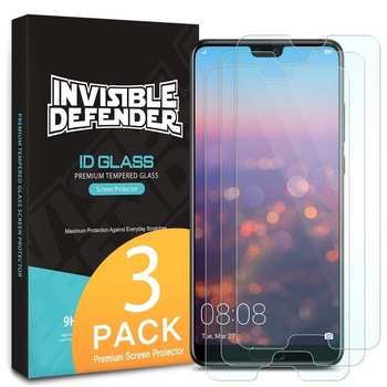 Set 3xfolie de sticla Tempered Glass Id-3pack pentru Huawei P20, Ringke, Transparent Set 3xfolie de sticla Tempered Glass Id-3pack pentru Huawei P20, Ringke, Transparent