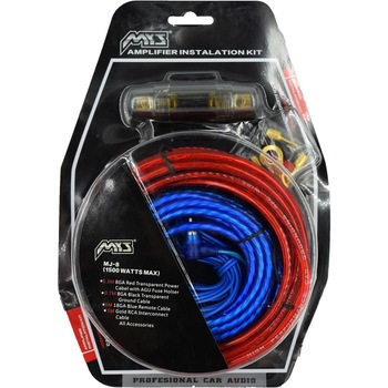 Kit Complet cabluri + sigurante pentru subwoofer,Universalt,4,5m Kit Complet cabluri + sigurante pentru subwoofer,Universalt,4,5m