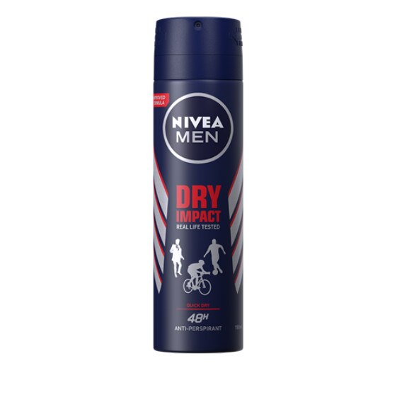 Deodorant antiperspirant 48h Nivea Men Dry Impact Plus 150ml