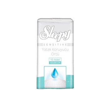 Paturici absorbante pentru pat SLEEPY Sensitive marime 60 X 90 cm, 10 bucati Paturici absorbante pentru pat SLEEPY Sensitive marime 60 X 90 cm, 10 bucati