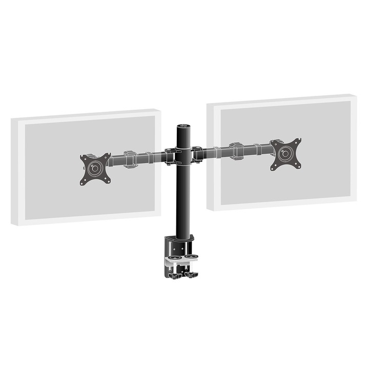 Стойка за бюро за 2 монитора IIYAMA DS1002C-B1