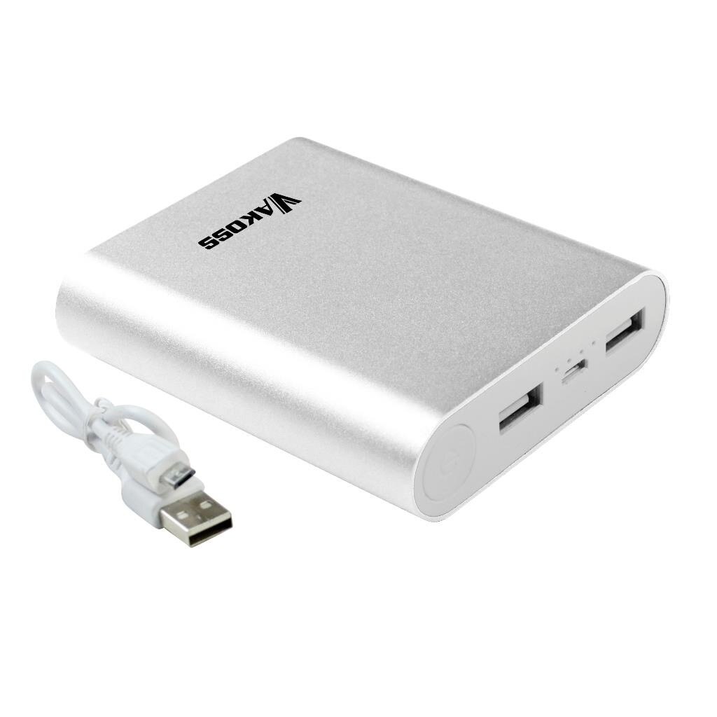 Power Bank 10400mAh, Li-Ion, aluminiu TP-2588S argint