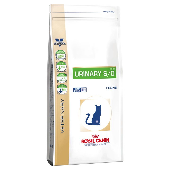 Hrana dietetica pentru pisici Royal Canin VD, Urinary S/O, 3.5 kg