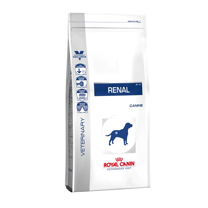 Hrana dietetica pentru caini Royal Canin VD, Renal, 14 kg