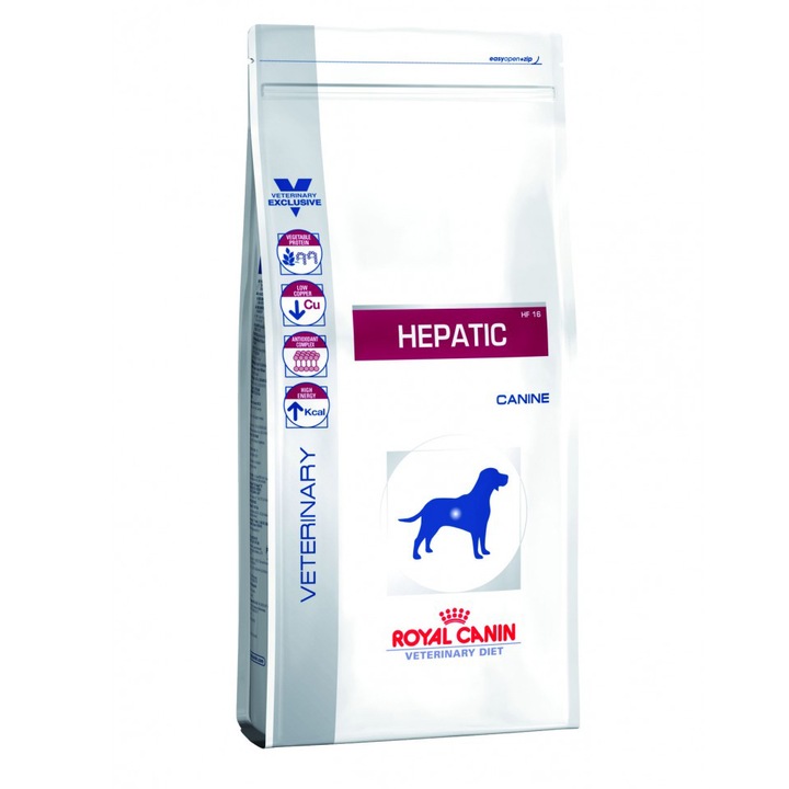 Hrana dietetica pentru caini Royal Canin VD, Hepatic, 12 kg