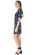 Rochie bleumarin, ROH, cu maneci largi, 42
