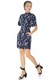 Rochie bleumarin, ROH, cu maneci largi, 42