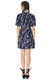Rochie bleumarin, ROH, cu maneci largi, 42