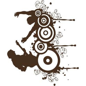 Arta si muzica - Sticker Decorativ - Choco - 132 x 110 cm Arta si muzica - Sticker Decorativ - Choco - 132 x 110 cm