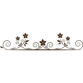 Ornament floral - Sticker Decorativ - Choco - 190 x 40 cm Ornament floral - Sticker Decorativ - Choco - 190 x 40 cm