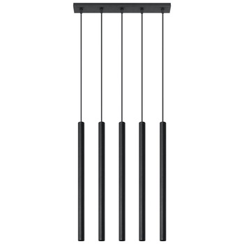 Pendul Sollux Lighting Pastelo, 40W, 5xLED, G9, Boho Design, Negru Pendul Sollux Lighting Pastelo, 40W, 5xLED, G9, Boho Design, Negru