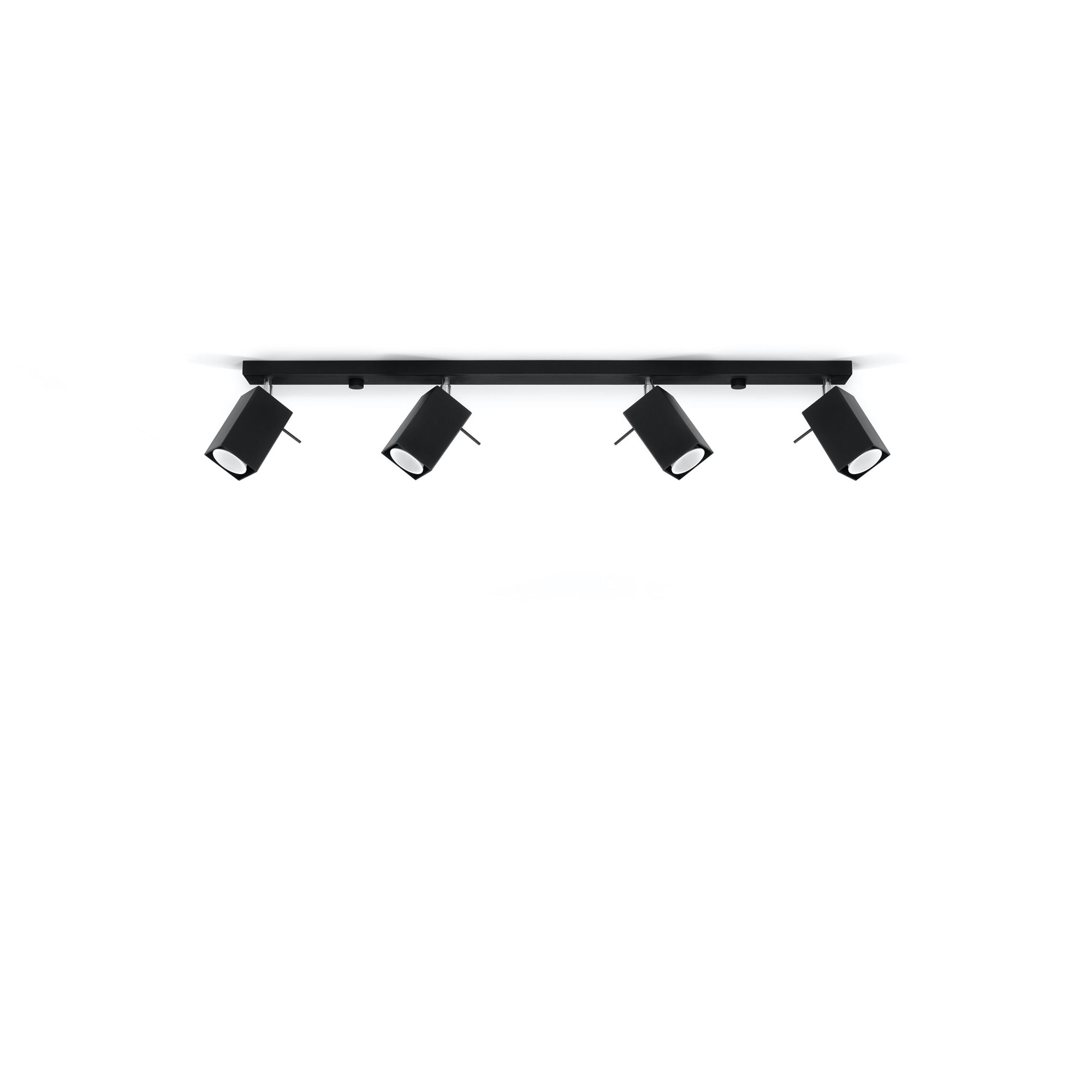 Plafoniera Merida, Sollux Lighting, LED, 4 x 40 W, Negru