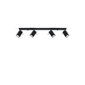 Plafoniera Merida, Sollux Lighting, LED, 4 x 40 W, Negru Plafoniera Merida, Sollux Lighting, LED, 4 x 40 W, Negru