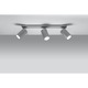 Плафон Sollux Lighting, стомана, сив
