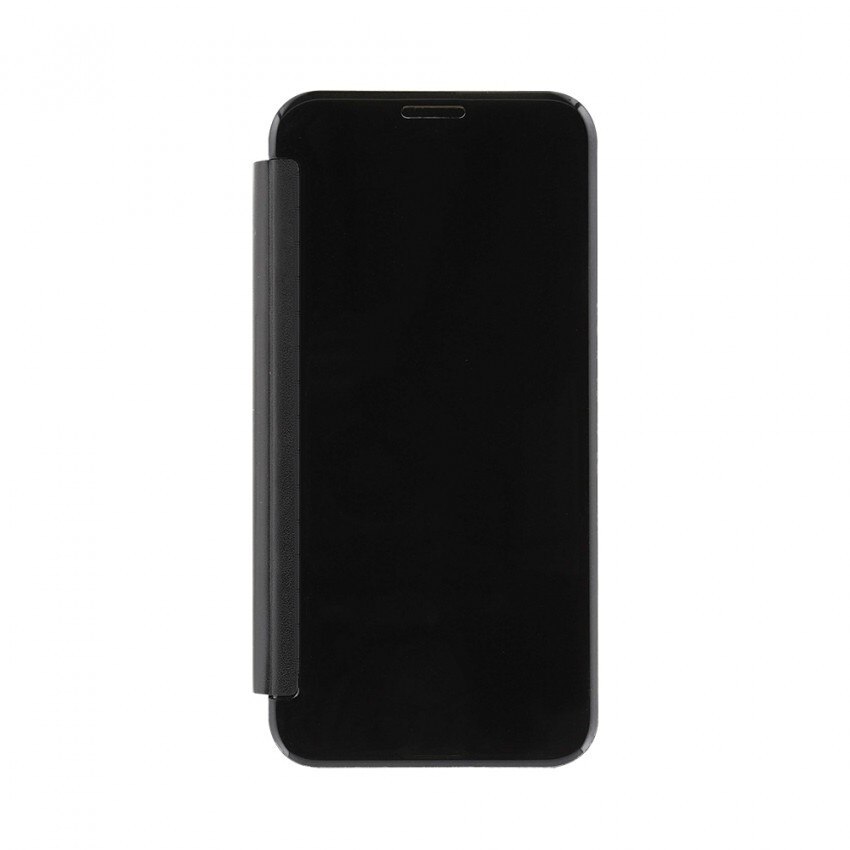 Husa Tellur din Piele sintetica cu oglinda pentru Samsung Galaxy A7 2017, Negru
