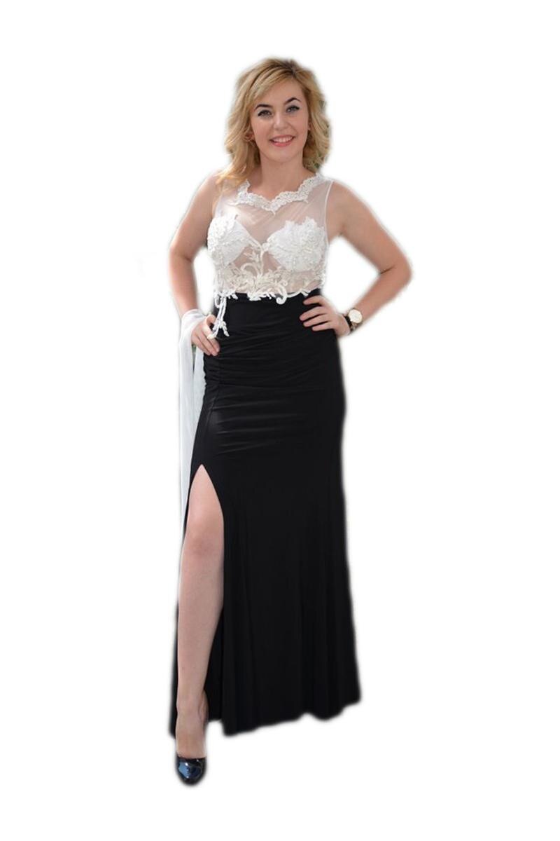 Rochie lunga de ocazie,D&J Exclusive, Negru