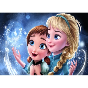 Autocolant Elsa si Anna, 220 x 135 cm Autocolant Elsa si Anna, 220 x 135 cm