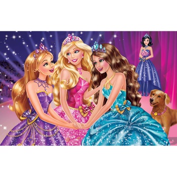 Tablou canvas Printesele Barbie, 60 x 40 cm Tablou canvas Printesele Barbie, 60 x 40 cm