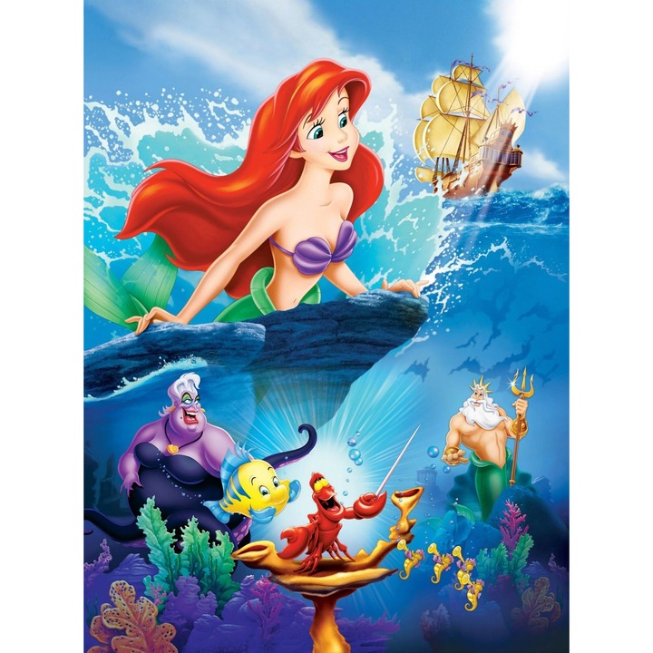 Fotótapéta Princess Ariel - a kis hableány, 150 x 205 cm