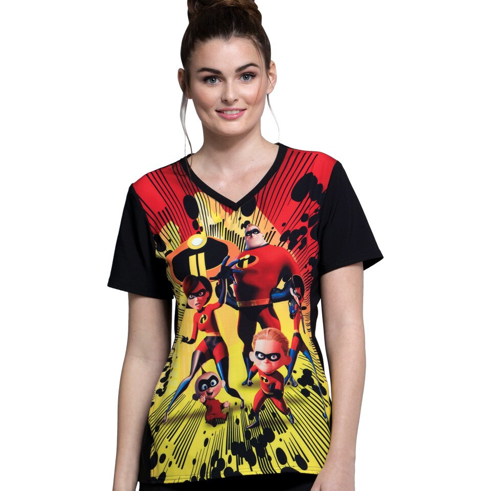 Halat medical v-neck the incredibles II , Marimea XL