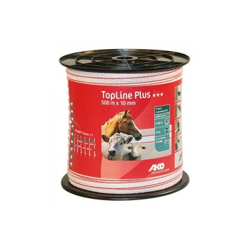 Banda gard electric TOPLINE PLUS 500M X 10MM Banda gard electric TOPLINE PLUS 500M X 10MM