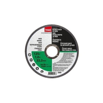 Disc debitat inox, 125x1 mm, Beorol Disc debitat inox, 125x1 mm, Beorol