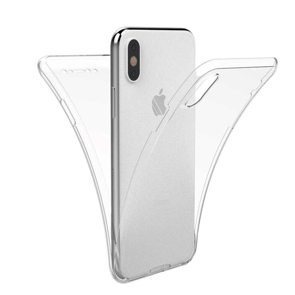 Husa iPhone X Silicon TPU 360 grade - transparent