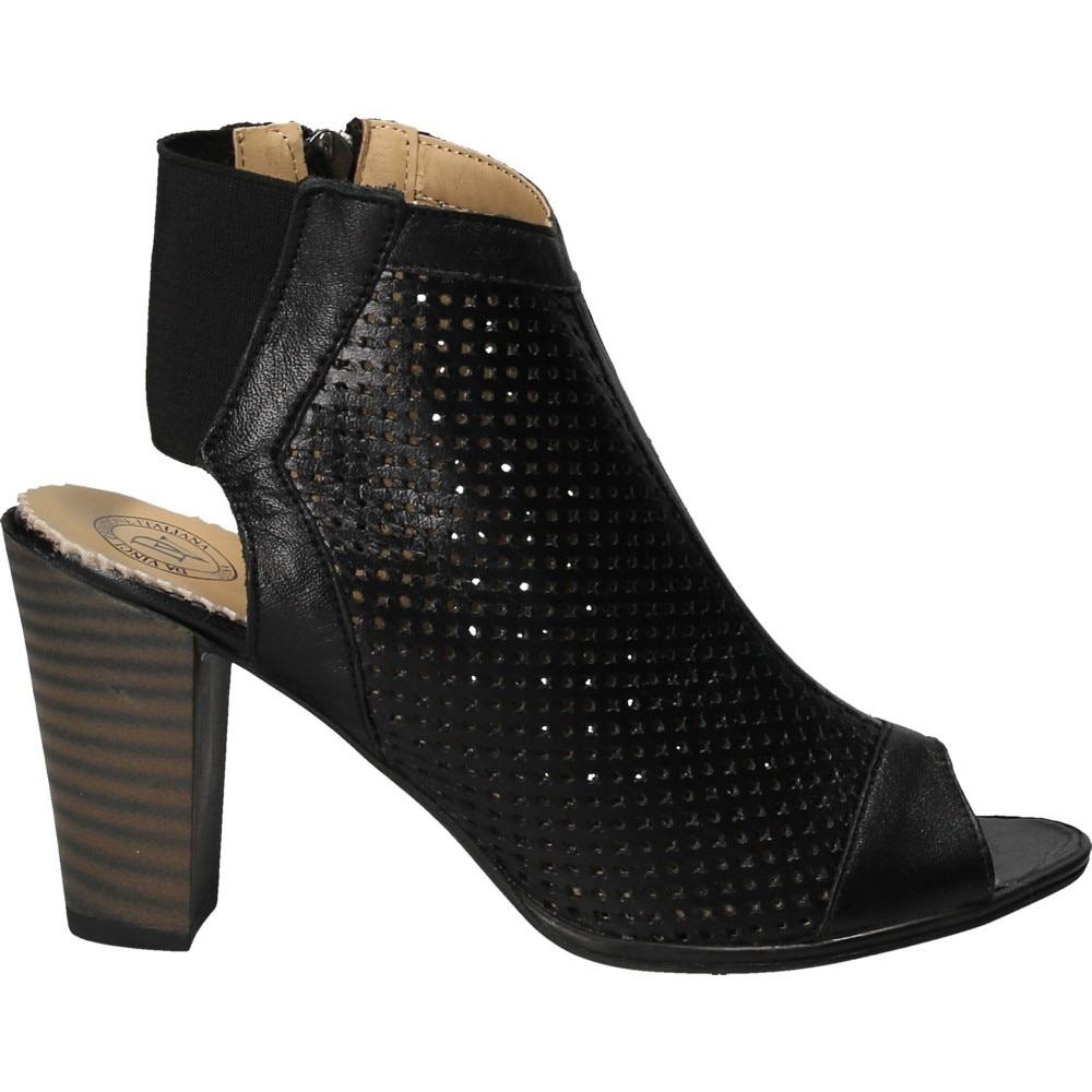 Sandale elegante din piele,Da Vinci, Negru
